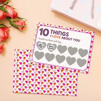 Carte à gratter personnalisée à bas prix pour adultes, avec design gratuit, en carton, impression numérique, gaufrée, sac en papier artistique