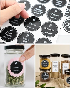 방수 향신료 라벨 스티커 주방 식료품 저장실 병 라벨 세트 - Product Image 5