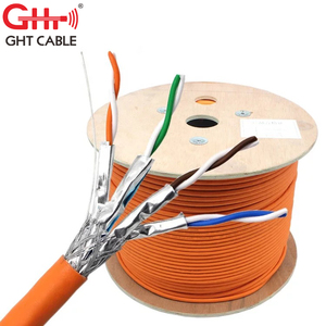 <span class=keywords><strong>Cable</strong></span> Ethernet Cat7 LAN CCA 22AWG 23AWG 4pr para interiores, rollo <span class=keywords><strong>de</strong></span> 100M/305M/500M, LSZH <span class=keywords><strong>S</strong></span>/<span class=keywords><strong>FTP</strong></span> BC, <span class=keywords><strong>cable</strong></span> <span class=keywords><strong>de</strong></span> red verde, naranja y negro - Product Image 2