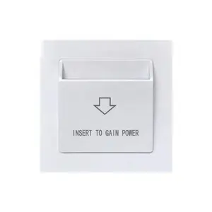 Smart electricity saving card switch PC material energy saving key card switch for hotel