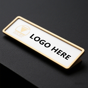Bán buôn số lượng lớn giá rẻ kim loại in laser Tên tag ve áo Huy hiệu từ tùy chỉnh nametag huy hiệu cho quần áo - Product Image 3