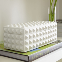 Vevor — Vase à fleurs en céramique blanche et carré, style nordique et minimaliste pour décoration de maison