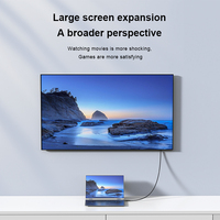 Câble USB-C DVI mâle-mâle en nylon plaqué or haute définition 4K 30Hz 2M, combinaison pour ordinateurs portables, moniteurs, projecteurs, HDTV