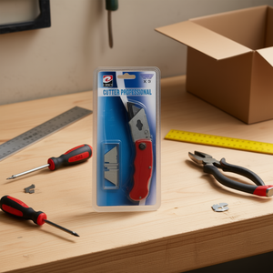 MNJ Cutter Professional 23012 Red Handle With 5 Blades For Precision Cutting Tasks - Product Image 2