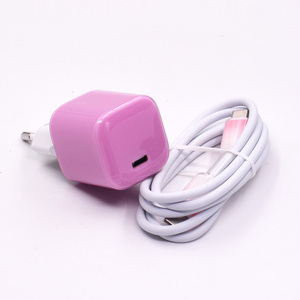<span class=keywords><strong>Chargeur</strong></span> mural USB-C 20W CE RoHS, design cube, charge <span class=keywords><strong>rapide</strong></span>, <span class=keywords><strong>chargeur</strong></span> de téléphone portable, type-C, mini <span class=keywords><strong>chargeur</strong></span> portable pour <span class=keywords><strong>iPhone</strong></span> - Product Image 5