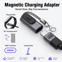Adaptateur de charge magnétique USB-C SIKAI pour Xiaomi Smart Band, convertisseur de chargeur de montre Type-C, chargeur portable pour les voyages et les activités de plein air