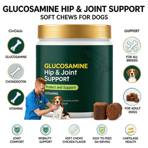 อาหารเสริมบำรุงข้อต่อแ<span class=keywords><strong>ละ</strong></span>สะโพกสุนัข กลูโคซามีน ยี่ห้อ OEM ผลิตภัณฑ์สั่งทำพิเศษ รสไก่ ช่วยเสริมสร้างภูมิคุ้มกัน ขนาด 5.0 กก./ชิ้น - Product Image 2