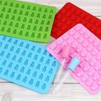 Molde de Silicona de Grado Alimenticio Ecológico para Fondant QQ, Forma de Corazón/Hueso/Donut, 1 Pieza, Molde para Alimentos Hecho a Mano