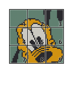 Pixel Art khối xây dựng 48x48 chấm Gạch 1x1 tường Chân Dung DIY giáo dục Mô hình đồ chơi trang trí nội thất tương thích lechuang đồ chơi - Product Image 2