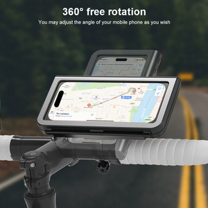 Soporte para Teléfono Móvil Impermeable para Bicicleta, Rotación de 360 Grados °   Soporte Giratorio para Teléfono de Bicicleta, Resistente al Agua y a la Lluvia - Product Image 5