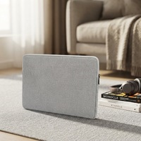 Housse de protection pour ordinateur portable et tablette en polyester, 14 pouces, imperméable, antichoc, anti-poussière, résistante à l'usure, pliable, simplicité urbaine