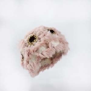 Vente chaude chapeau extensible unisexe personnalisé acrylique fourrure duveteuse bonnet tricoté avec <span class=keywords><strong>mohair</strong></span> jacquard - Product Image 4