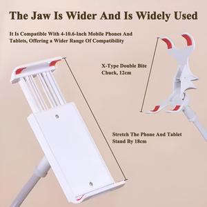 Soporte Universal Flexible con Brazo Largo y Cuello de Cisne para Teléfono y Tablet, Ideal para Ver Películas Acostado en <span class=keywords><strong>la</strong></span> Cama - Product Image 4