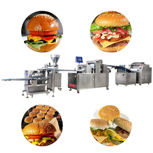 Dây chuyền sản xuất bánh mì Burger tự động cho các nhà máy chế biến thực phẩm Máy nướng bánh mì hamburger tiết kiệm chi phí - Product Image 1