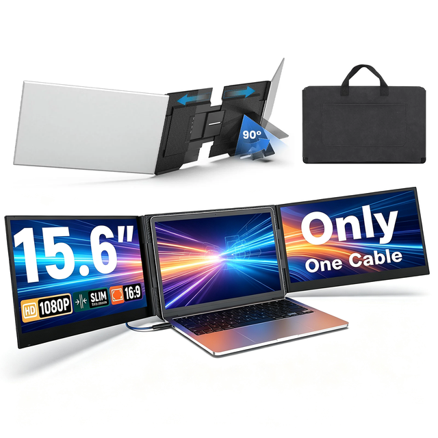Expandable Laptop Display Extender Portable Monitor Custom Branding Solution for Wholesale Buyers FBA Sellers and Distributors