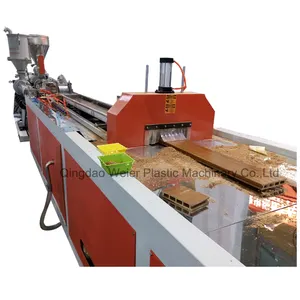 Qingdao Weier bois polymère plastique panneau Composite ligne de Production Composition panneau de pont machines