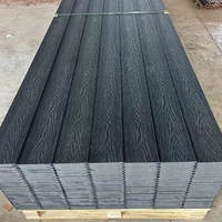Plancher de terrasse extérieur en composite solide imperméable WPC, fourni par l'usine