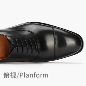 Chaussures Oxford en cuir noir pour <span class=keywords><strong>homme</strong></span>, à lacets, en cuir de veau pleine fleur italien, semelle en caoutchouc, chaussures de luxe pour occasions formelles, mariage, affaires - Product Image 1