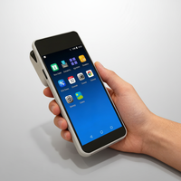 Портативный POS-терминал на базе Android с 5,5-дюймовым сенсорным экраном, поддержкой GPS-позиционирования и камерой 500W