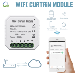Mini Módulo de <span class=keywords><strong>Motor</strong></span> de cortina WIFI, interruptores eléctricos de marcha atrás y delantera para el hogar, 2020 - Product Image 3