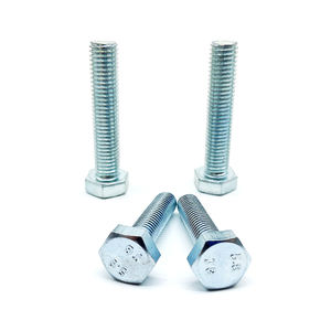 Pernos hexagonales galvanizados de acero al carbono Din933 M6 M8 M10 M16 M20 Grado 8,8 12,9 <span class=keywords><strong>Perno</strong></span> de cabeza hexagonal Pernos - Product Image 3