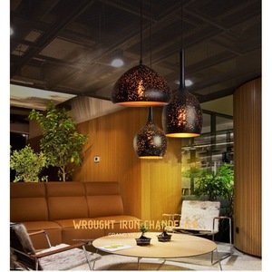 Lámpara colgante industrial retro de un solo cabezal E26 LED redonda para cafeterías, bares y restaurantes - Product Image 3