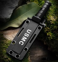 Couteau de survie avec étui, lame fixe, mini-couteaux pour la chasse en plein air