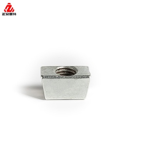 Leite Square Nut M6 Zinc Plated Metric 8mm Height CNC Machined for General Industry - Product Image 2