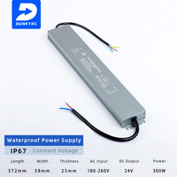 Ultra ince 12V/24V 2.5A - 25A 60w 100w 200w 300w 400w Ip67 ince Led anahtarlama su geçirmez güç kaynağı trafo