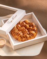 Cajas de regalo para pasteles de postre, juego completo para el té de la tarde, caja de papel para alimentos, caja de embalaje para galletas.