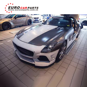 Juego de Parachoques Completo de Fibra de Carbono Ligero Estilo Superdeportivo para <span class=keywords><strong>Mercedes</strong></span> SLS63 W197 <span class=keywords><strong>2017</strong></span>, Kits de Carrocería para Tuning de Carreras - Product Image 6
