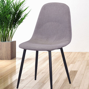 Chaise de salle à manger grise classique au design nordique, style contemporain pour la maison, le salon, la cuisine - Product Image 1
