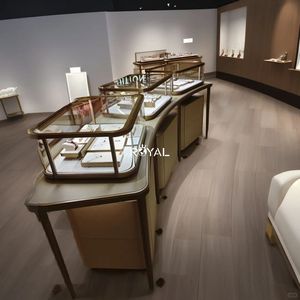 أثاث متجر المجوهرات عرض جزيرة مستديرة حامل عرض - Product Image 3