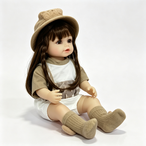 Customized Vinyl silicone pose able baby <b>doll</b>, Kids pretend <b>play</b> nurturing <b>doll</b>, Fashion dress up <b>doll</b> for girls - Product Image 2