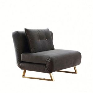 Sofá Cama Esquinero Moderno de Madera, Plegable, Diseño Acolchado, Ahorro de Espacio, Almacenamiento, Tela, Metal, Uso en Hoteles, Dormitorios, Apartamentos RYH - Product Image 2