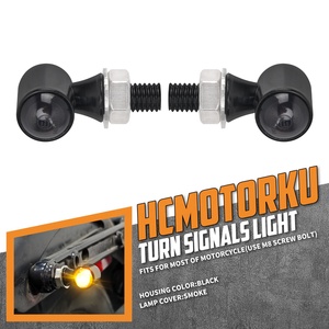 Xe Máy LED tín hiệu rẽ ánh sáng E Mark chỉ số phía trước đèn phía sau <span class=keywords><strong>blinkers</strong></span> phổ quát cho Harley <span class=keywords><strong>Cafe</strong></span> <span class=keywords><strong>racer</strong></span> Softail Touring XL - Product Image 2