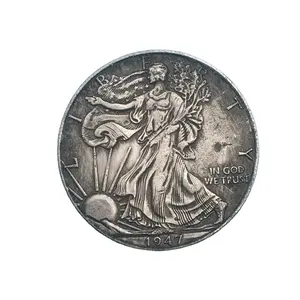 Cheap valuable silver antique old coins souvenir ancient dollar gold coin price for sale