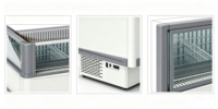 Refrigerador/Congelador Comercial de Doble Temperatura con Pantalla Opcional, Compresor Embraco Secop y Control Digital