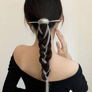 Nouvelle mode 2023 : Accessoire pour cheveux – Pince à cheveux à longue chaîne avec pampilles - Product Image 4
