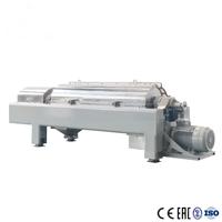 Centrifugeuse horizontale à vis automatique haute vitesse avec commande PLC, roulement et moteur pour la déshydratation des boues, capacité 10-50 l/h