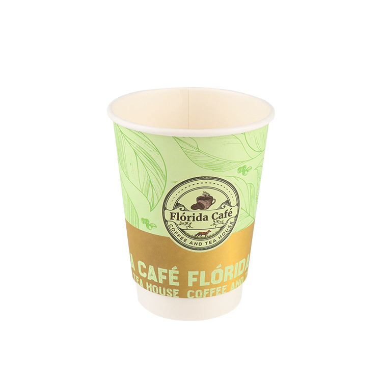 4oz 8oz 12oz custom logo cheap price hot coffee tea paper cupPopular