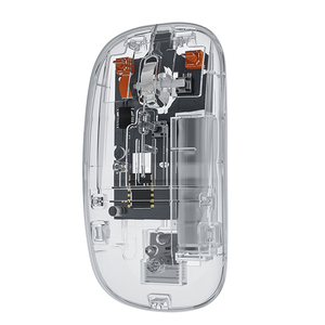 Mới Đến Dual-Chế Độ Bt 2.4G Từ Trên Bìa Không Dây Im Lặng Văn Phòng Có Thể Sạc Lại Trong Suốt Chuột Quang Chuột - Product Image 2