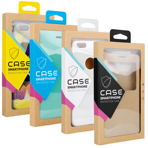 Eco-Friendly Custom Logo <strong>Clear</strong> <strong>Plastic</strong> Coloured <strong>Cell</strong> <strong>Phone</strong> <strong>Case</strong> with Recyclable PVC Window Retail Lanyard <strong>Packaging</strong> - Product Image 5