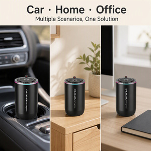 Diffuseur de parfum intelligent portable pour voiture 50 ml, nébuliseur, purificateur d'air pour voiture avec lumières colorées, diffuseur d'arômes pour voiture - Product Image 3
