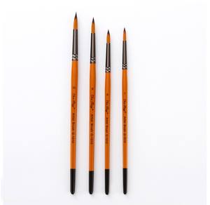 Zhuting profesyonel mikro boya fırçası minyatür sanat boya çizim ince fırçalar numarası 0000-10 naylon saç malzemesi - Product Image 3