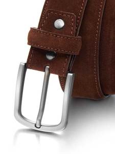 Ceinture en cuir décontractée pour homme, best-seller, avec boucle à ardillon durable, confortable et ajustable, idéale pour un style habillé ou décontracté. - Product Image 2