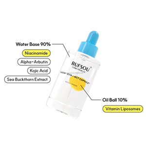 Bola de aceite de refuerzo de piel de cristal coreano, suero brillante, suero facial de ADN de salmón, blanqueamiento orgánico, nicotinamida, vitamina <span class=keywords><strong>C</strong></span>, suero para el cuidado de la piel - Product Image 3