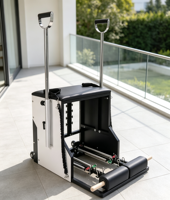 Chaise Wunda multifonctionnelle réglable avec logo personnalisé pour la pratique du Pilates, du yoga, de la musculation et de la remise en forme, garantie de 5 ans