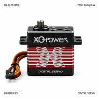 XQ-POWER XQ-BLS8125D Servomoteur numérique brushless étanche à couple élevé 25KG 0.07s rapide avec boîtier CNC pour drone RC UAV 8.4V