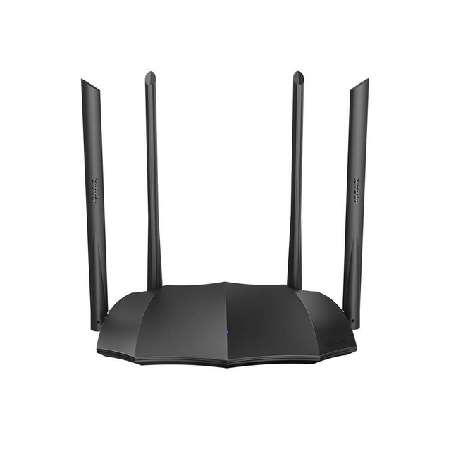 High Power AC1200 Dual Band Wireless Router with 4 Gigabit Ports 1000Mbps for Home and Fiber Optic Use